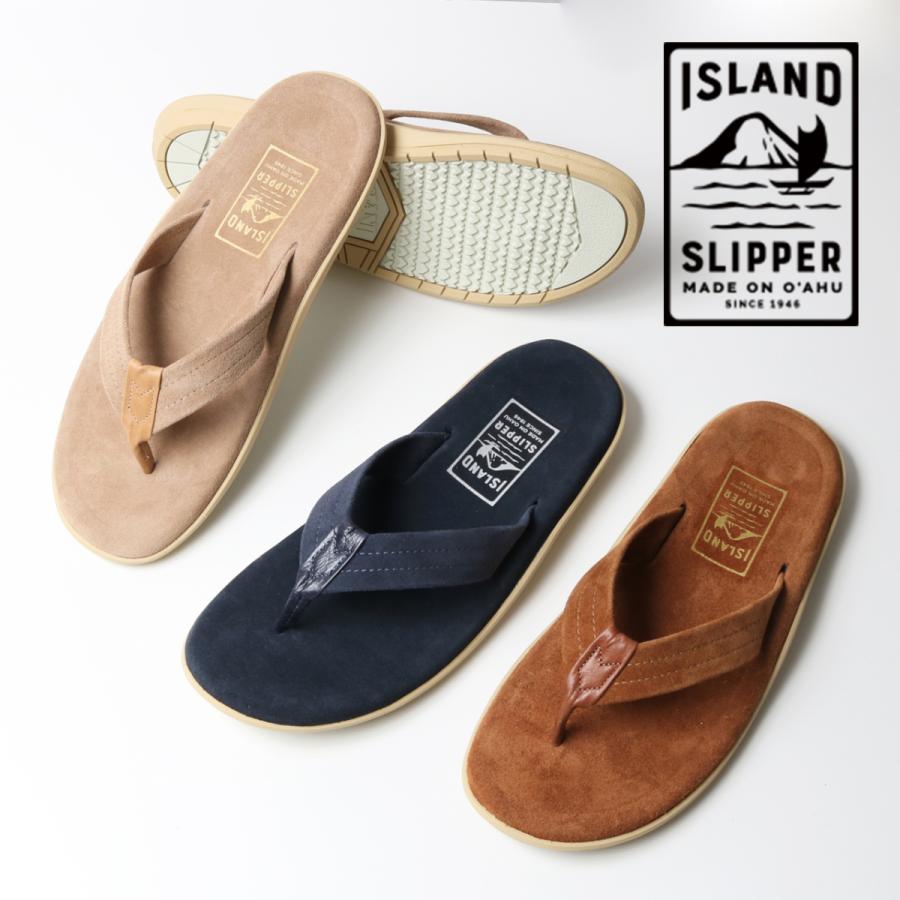 ISLAND SLIPPER アイランドスリッパ スウェード トング レザーサンダル