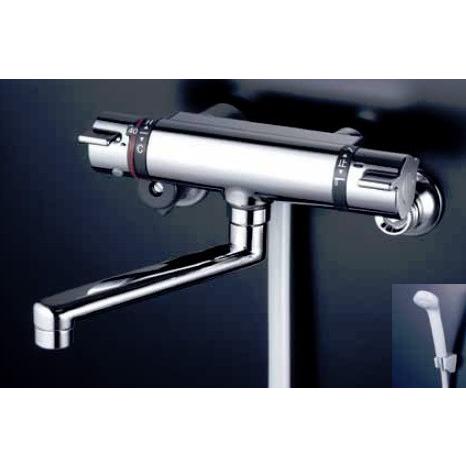 KVK KF800WT KVK サーモスタット式シャワー 170mmパイプ付 寒冷