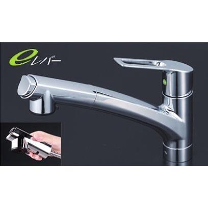 KM5021JTEC　KVK　シングルレバー式シャワー付混合栓　一般地用　上施工仕様