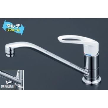 SANEI(サンエイ) キッチン用 シングル混合栓 オールメッキ エコ 節約