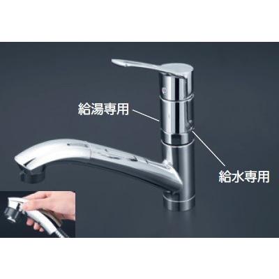 KM5031TTN KVK シングルレバー式シャワー付混合栓 給水・給湯