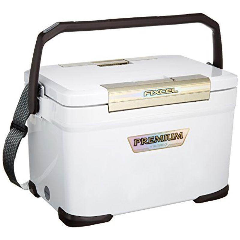 シマノ Shimano クーラーボックス プレミアム 22l フィクセル プレミアム 釣り用 2 アイスホワイト フィッシング