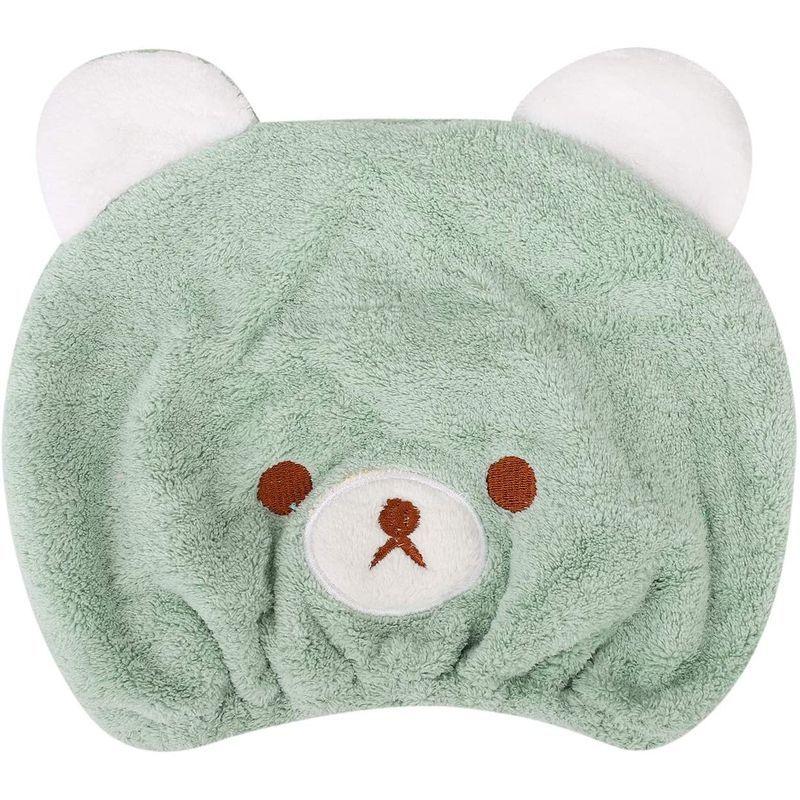 お求めやすく価格改定 キッズ ヘアドライタオル タオルキャップ 熊柄 ヘアキャップ 吸水タオル 速乾 可愛い ドライキャップ 子供 お風呂 ジム 温泉 スイミング Materialworldblog Com