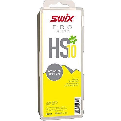 SWIX スウィックス HS10 イエロー HS10-18 レーシングワックス トレーニングワックス Hig PRO 人気商品 0~+10C いいスタイル 180g