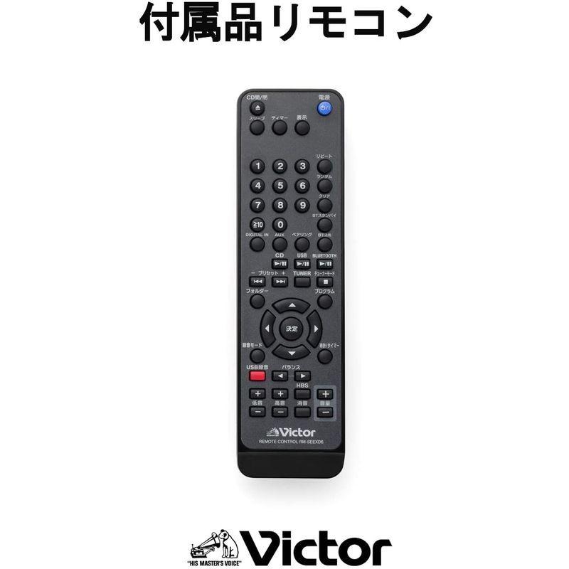 Victor EX-D6 ウッドコーンシリーズ 一体型オールインワンシステム ハイレゾ音源再生 Bluetooth対応 ミニコンポ、ラジカセ 