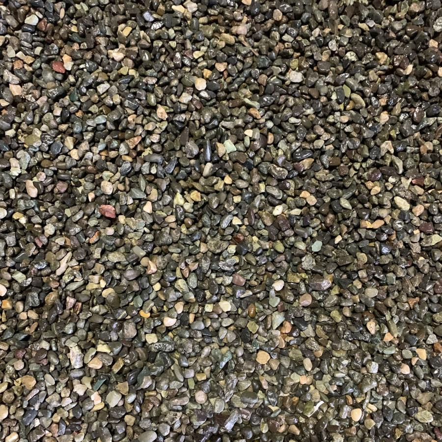 TAIKOH 水槽の砂利 大磯 2分 5-7mm 1kg グレー 黒 ブラック 玉石 小