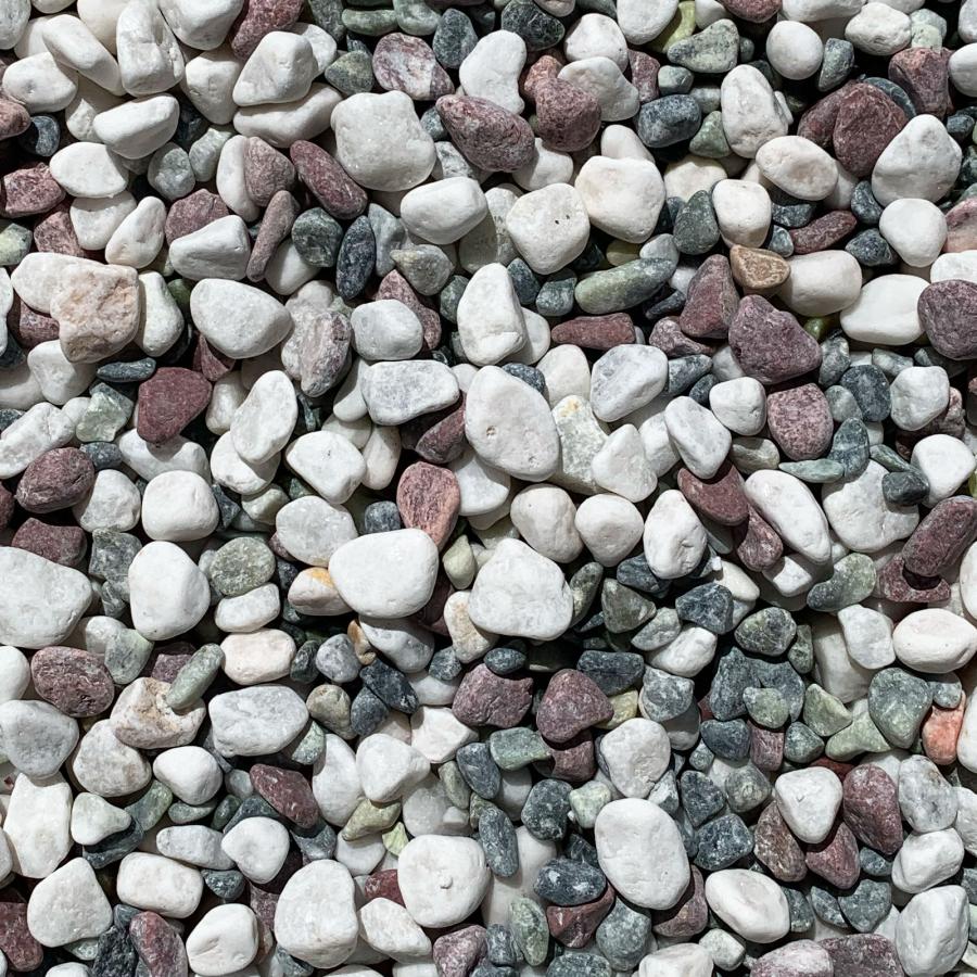 TAIKOH 美仙華五色砂利 5分 15-20mm 10kg 化粧砂利 ホワイト 白 レッド