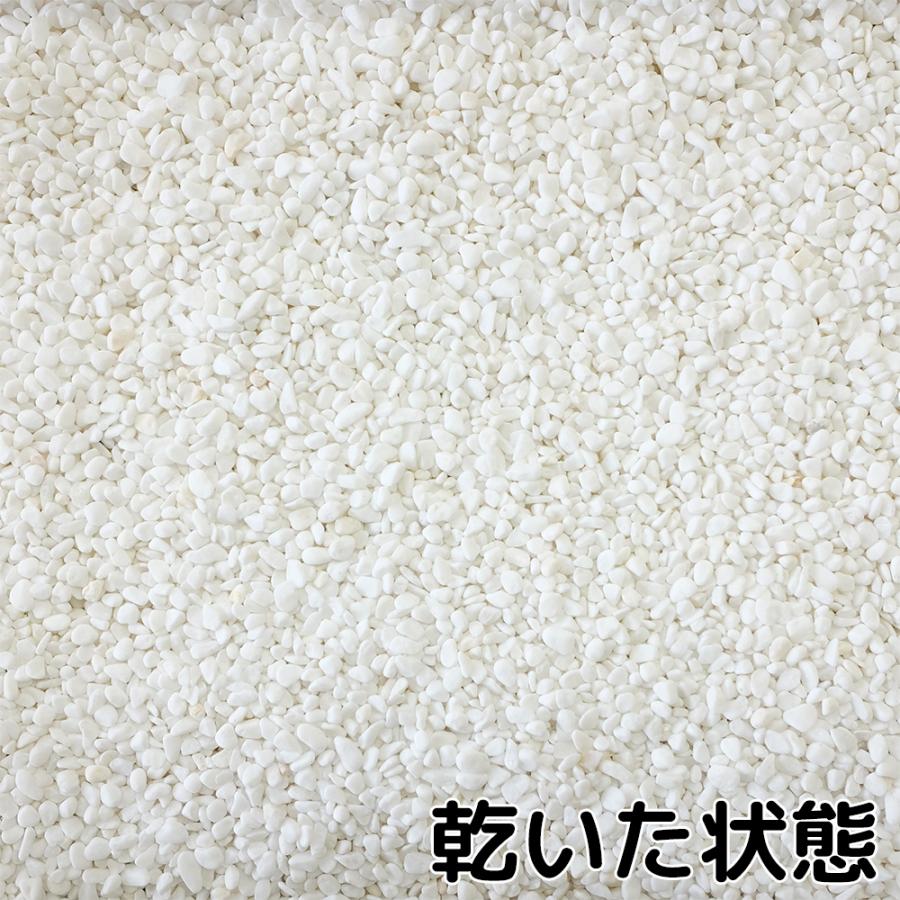 TAIKOH 高級白玉石 白仙 1分 3-6mm 400kg 化粧砂利 ホワイト 白 水磨き 玉石 極小 : 砂利んこ - 通販 ...