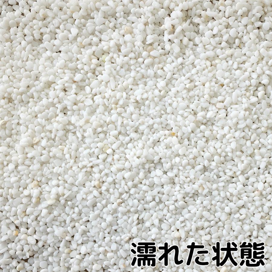 TAIKOH 高級白玉石 白仙 1分 3-6mm 400kg 化粧砂利 ホワイト 白 水磨き 玉石 極小 : 砂利んこ - 通販 ...