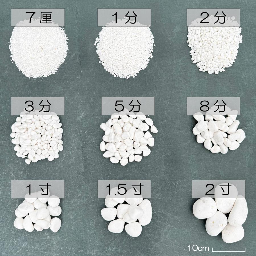 TAIKOH 高級白玉石 白仙 3分 10-15mm 10kg 化粧砂利 ホワイト 白 水磨き 玉石 小 : 砂利んこ - 通販 ...