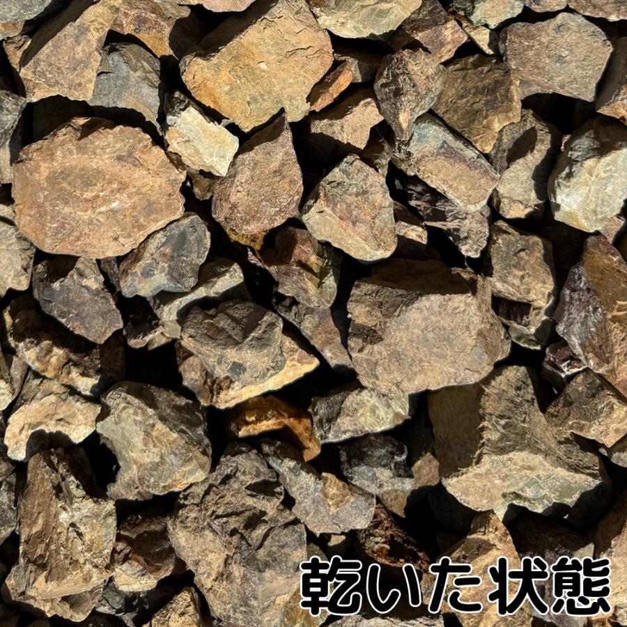 TAIKOH 岐阜チャート石 30-50mm 100kg 国産 みかも石 鵜沼石 茶