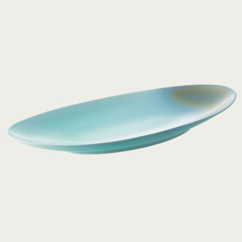 オリッジ 40cm オーバルプラター （水） 〈10-588J/94984〉 ノリタケ 正規品 ホテル レストラン 業務用 プロユース 食器 大皿 化粧箱なしの画像