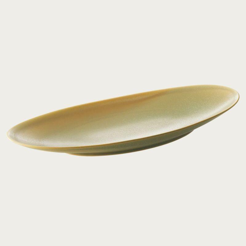 オリッジ 40cm オーバルプラター （草） 〈10-590J/94984〉 ノリタケ 正規品 ホテル レストラン 業務用 プロユース 食器 大皿 化粧箱なしの画像
