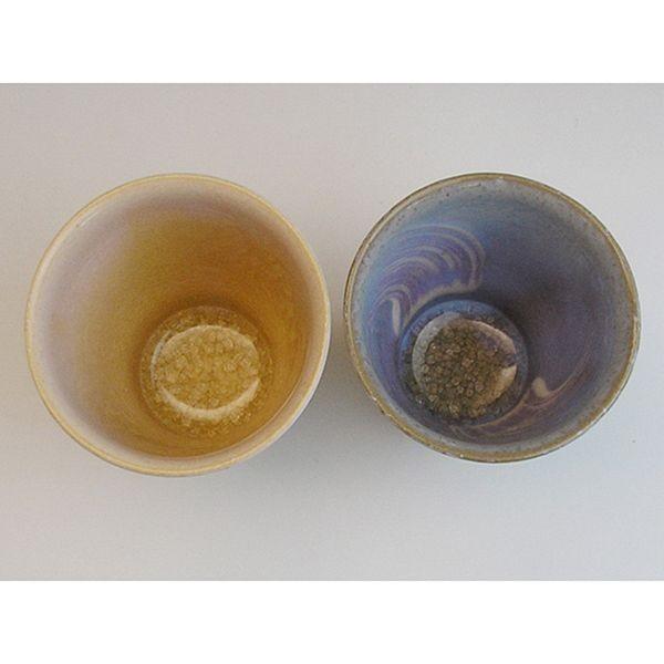 萩焼 窯元 萩陶苑 椿萩窯 茶碗 萩の雫 しずく・そら カップペア 和食器