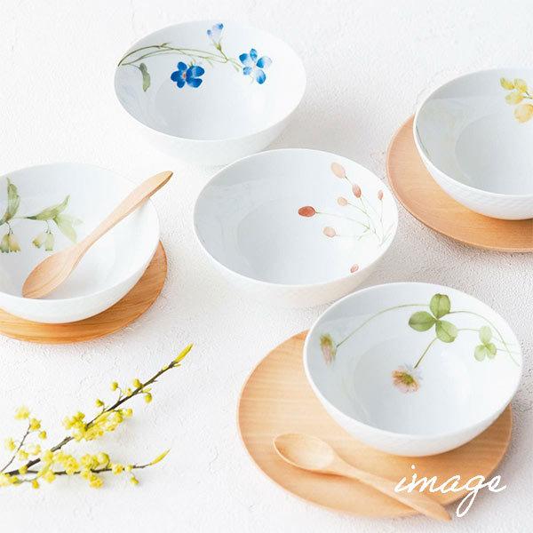 ノリタケ あづまの路 14cmボウルセット（5個）（絵変り） NORITAKE