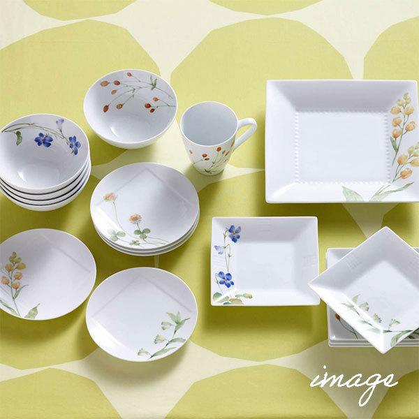 あづまの路 15cmスクエアプレートセット（5枚）（絵変り） ノリタケ NORITAKE 食器 角皿 セット 〈1654-15T/F10194〉｜jyoei｜08