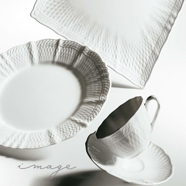 ノリタケ NORITAKE シェール ブラン 27cm スクエアプレート 白い食器