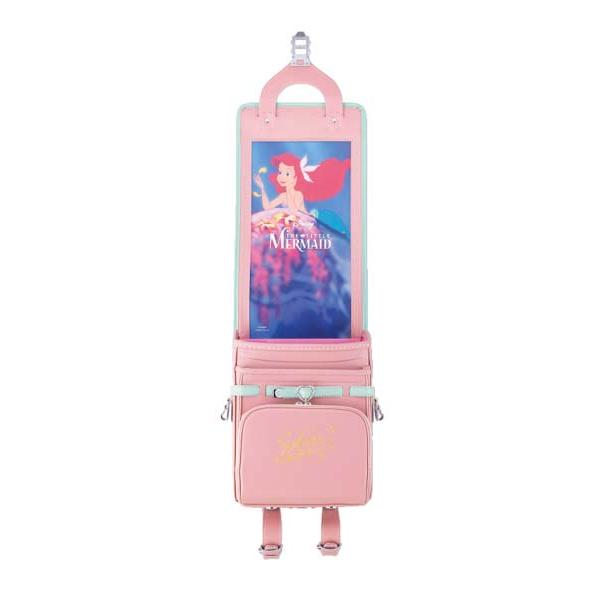 メーカー直送 お取り寄せ品 ディズニープリンセスデザイン ランドセル＜リトルマーメイド＞ さくら 〈D2618SR-3〉 SGR8Aの画像