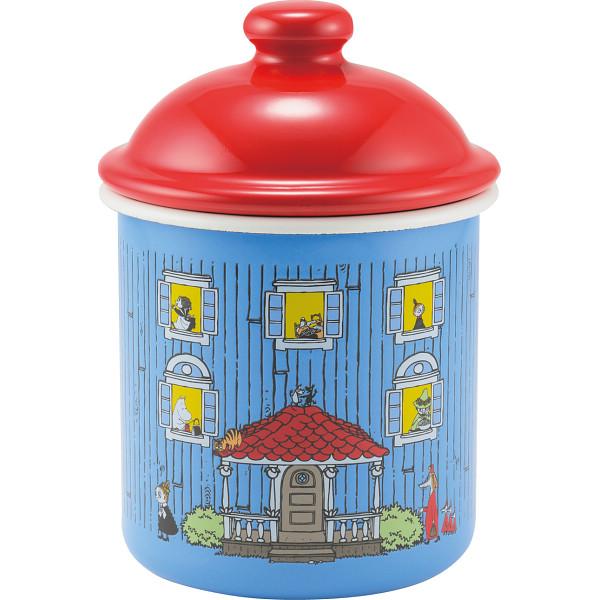富士ホーロー ムーミンハウス キャニスター(9cm) 〈MOH-9CH〉 キッチン