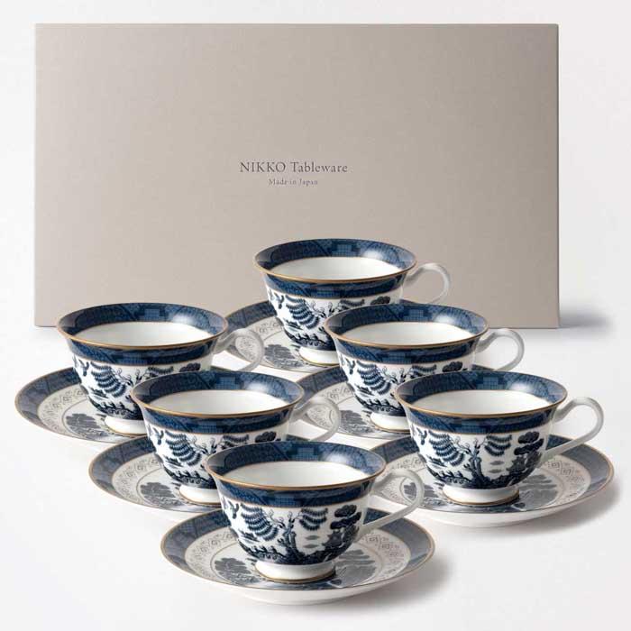 NIKKO（ニッコー） SANSUI 兼用碗皿 (6客) 〈27300-AA00〉 正規品 食器