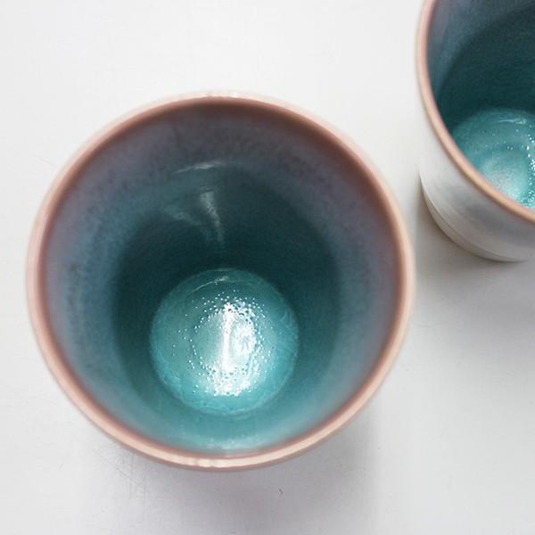 萩焼 窯元 萩陶苑 椿萩窯 茶碗 mint ペアカップ 和食器 : 愛deal 萩焼 窯元 萩陶苑 椿萩窯 茶碗 mint ペアカップ 和食器 : 愛deal