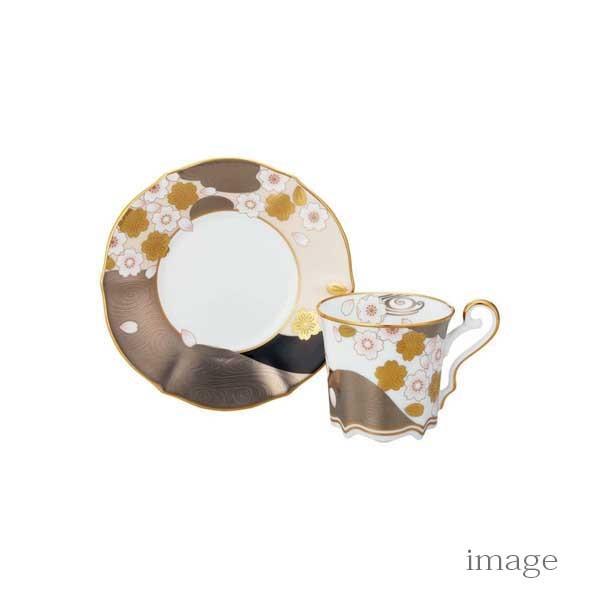 ノリタケ あやみなも コーヒーカップ＆ソーサー（桜金銀彩） Noritake