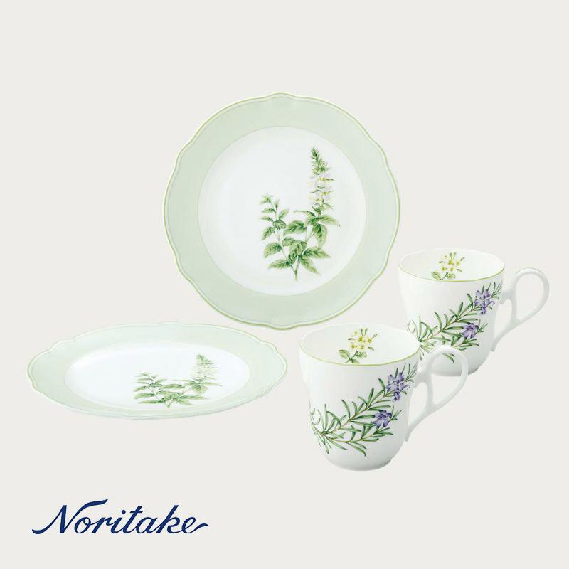 ノリタケ イングリッシュハーブズ モーニングペア Noritake 正規品