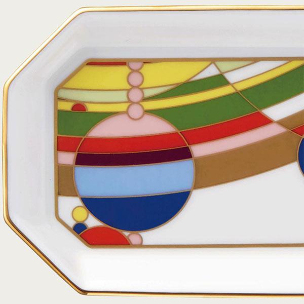 フランク・ロイド・ライト マーチバルーンズ 18.5cm トレイ 〈4947J/WT54806〉 ノリタケ 正規品 食器 食器皿 角皿の画像