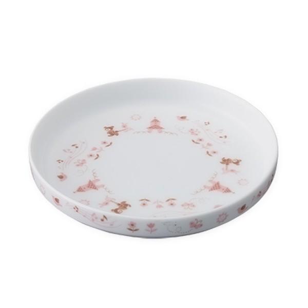 ノリタケ ベビー食器 子ども食器 ライトステップ (ピンク) 16cm