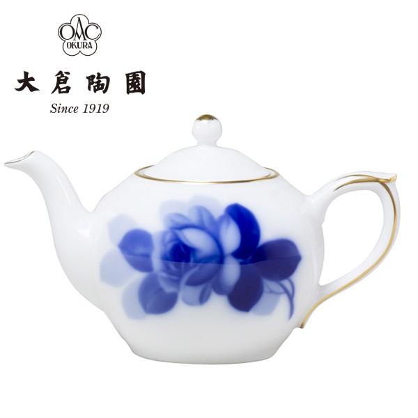 時間指定不可 国内最高級洋食器メーカー 大倉陶園 ブルーローズ 11 ティーポット 結婚祝い 新築祝い 記念品 食器 セット 66b 11 楽天ランキング1位 Www Thedailyspud Com