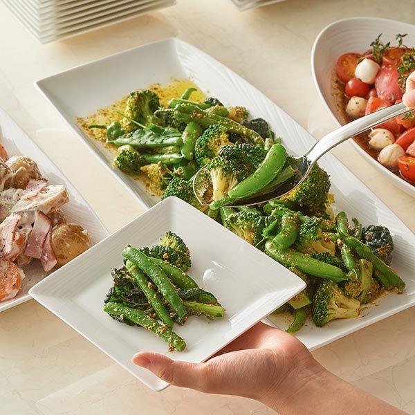 ノリタケ プロユース CONJUNTO コンジュント 46cmオブロングプレート Noritake 業務用 白い食器 長角皿 〈93900/4943〉の画像