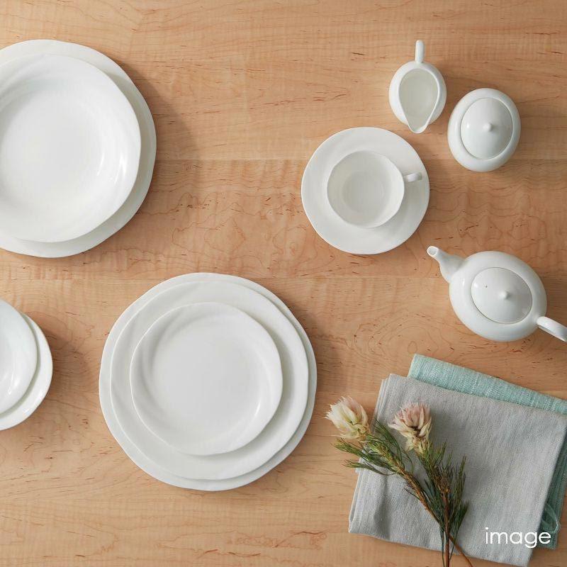 ノリタケ　アンサンブルホワイト 9640　プレート　26㎝　5枚セット アンサンブルホワイト 26.5cmプレート ノリタケ Noritake 〈9640L