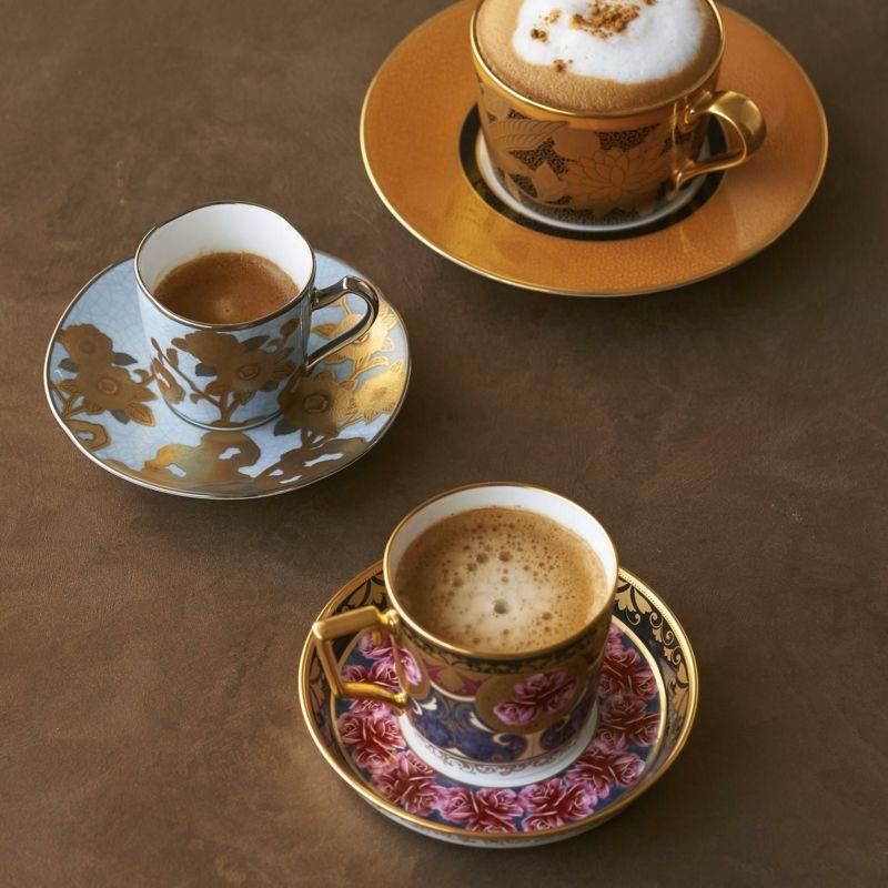 オマージュ コレクション コーヒー カップ＆ソーサー （色絵薔薇文） 〈H-769J/T2402〉 ノリタケ 食器 碗皿_3