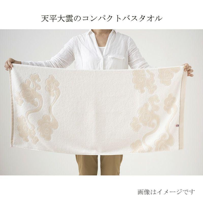 コンパクトバスタオル 2枚、 ロングフェイスタオル 4枚 今治謹製 雲母唐長（KIRA KARACHO)タオル 木箱入り 今治製 〈KK89200〉の画像