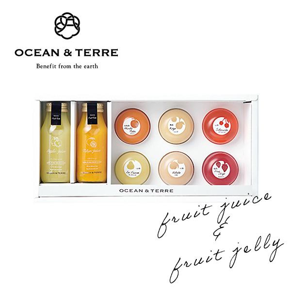 人気の贈り物が Ocean Terre オーシャンテール ジュース ゼリーセットe 100 フルーツジュース 詰め合わせ おしゃれギフト のし ラッピング メッセージカード 手提げ袋 無料