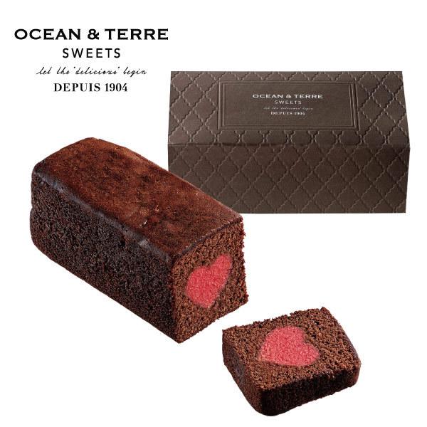 296円 かわいい アドレ ショコラ ハート パウンドケーキ ギフト Ocean Terre オーシャンテール スイーツ