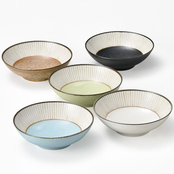 三郷陶器 美濃焼 wabi 十草 中鉢揃 〈16672〉 陶器 食器セット 和食器