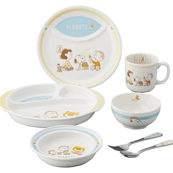 SNOOPY 当日出荷 スヌーピー ベビー 子ども用食器 ベビー食器 7ピース