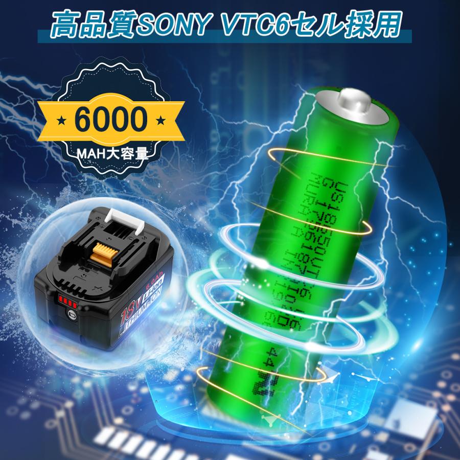 純正品同等バッテリー性能 マキタ 18V バッテリー マキタバッテリー 
