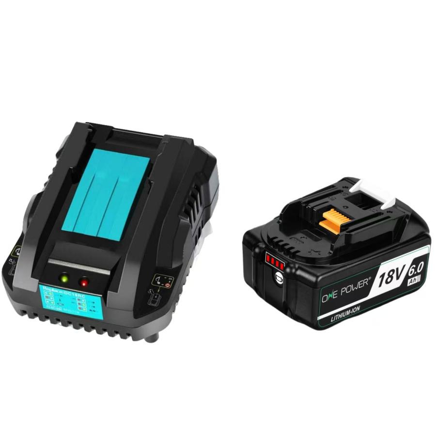 マキタ 18V バッテリー 充電器セット 互換品 BL1860B 6.0AH マキタ