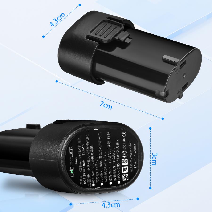 マキタ互換バッテリーのみの販売、 マキタ対応 PA12 対応 互換 バッテリー 12V 1.3Ah 2個セット ニカド