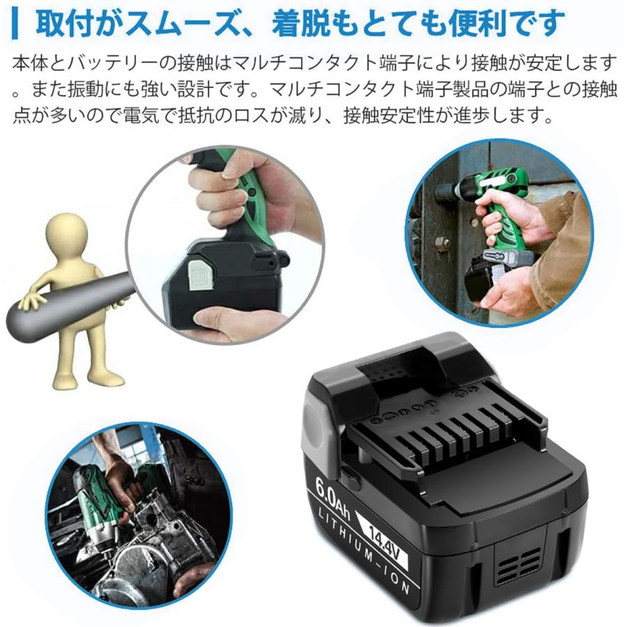 日立 14 4v バッテリー 互換 Bsl1460 6 0ah 日立 バッテリー 14 4v 大容量 6000mah Hitachi Bsl1430 Bsl1415 Bsl1450 Bsl1460対応 Pse認証済 ２個セット Bsl1460 Tecnicpro 通販 Yahoo ショッピング
