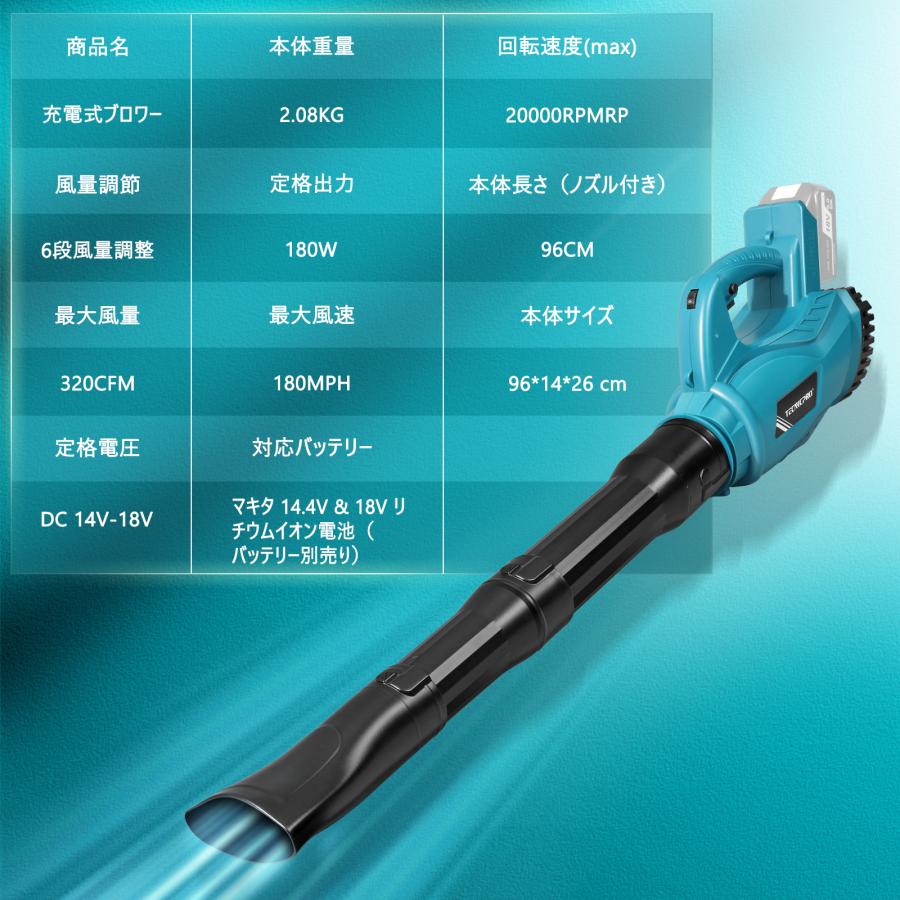 マキタ ブロワー 充電式 強力 ブロアー ブロワ 18V UB185DZ 互換 マキタ ブロワー 充電式 強力 ブロアー ブロワ 18V UB185DZ 互換