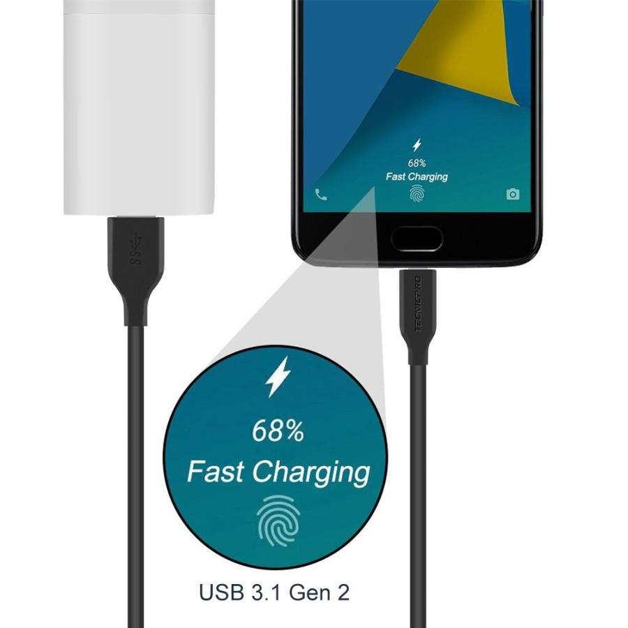 USB Type C ケーブル【1M*2本セット/正規認証品】USB3.1 タイプ