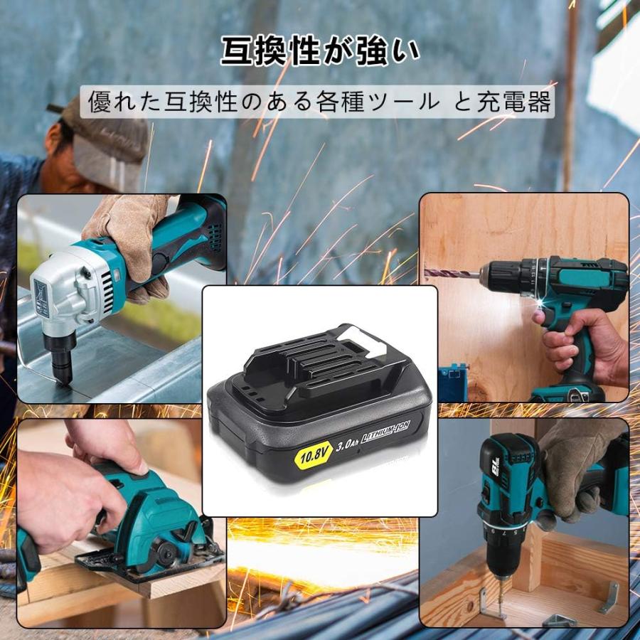 Makita - 新品18vマキタ互換バッテリー１個と互換充電器のセット 楽天市場】マキタ 互換バッテリー 充電器セット BL1015 3.0Ah