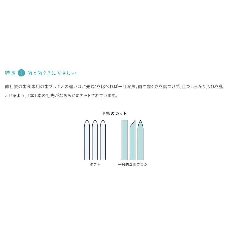 タフト 20M (ミディアム) × 25 本 セット　アソート 色指定不可 歯ブラシ 歯磨き 美白 口臭ケア むし歯 予防 |  | 01