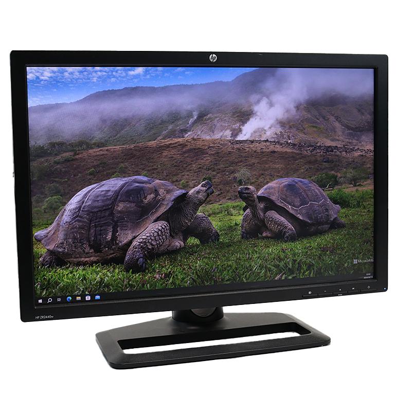 あすつく 訳あり 24インチ ワイド 液晶モニター HP(エイチピー) ZR2440w ノングレア IPS 解像度1920x1200 DVI HDMI DisplayPort ディスプレイ 送料無料 中古｜jyohokaikan-ys｜02