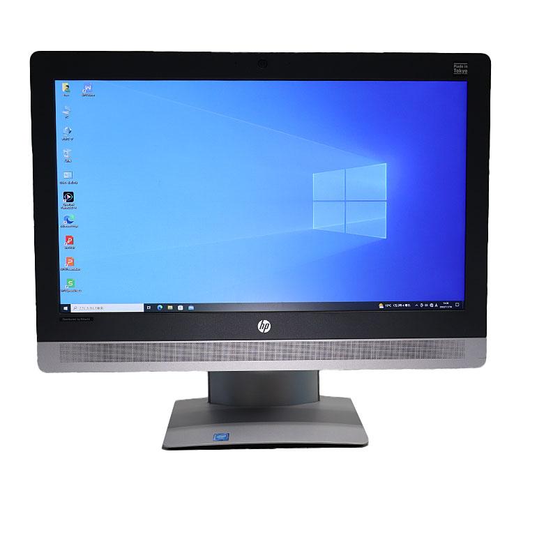お買得 中古 HP ProOne 600 G2 All-in-One 一体型パソコン 21.5インチ フルHD Celeron G3900  メモリ4GB HDD500GB DVD-ROMドライブ WEBカメラ Windows10
