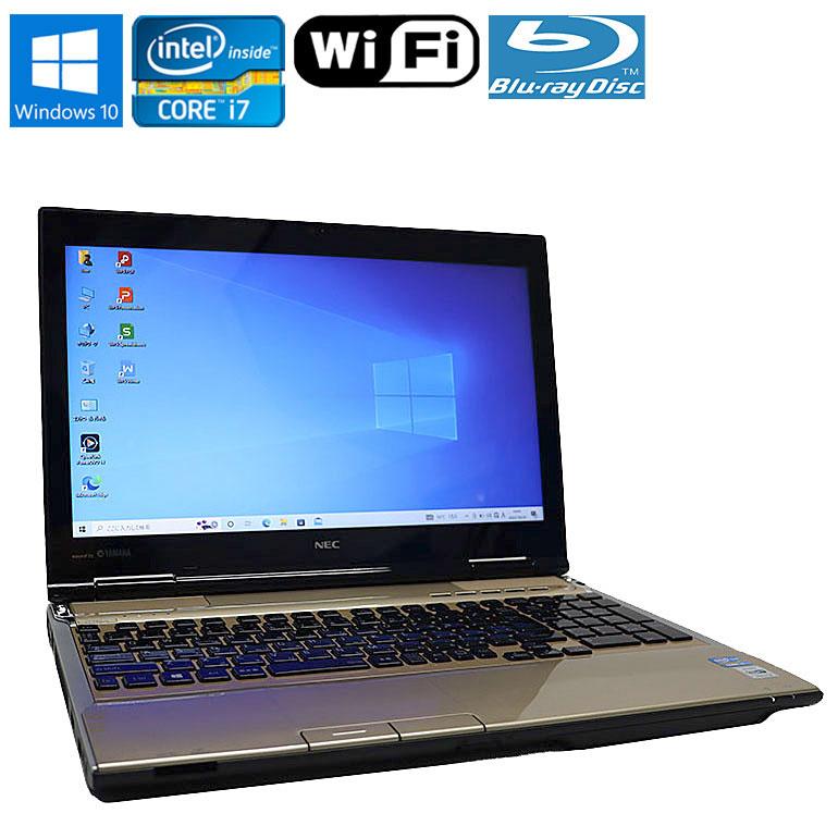 あすつく 中古ノートパソコン NEC LaVie LL750/L ゴールド Windows10 Core i7 3630QM メモリ8GB  HDD1TB 無線LAN WEBカメラ ブルーレイ 90日保証 : nt-221024-ll750l-w10-gold : 中古パソコン情報会館 -  通販 -