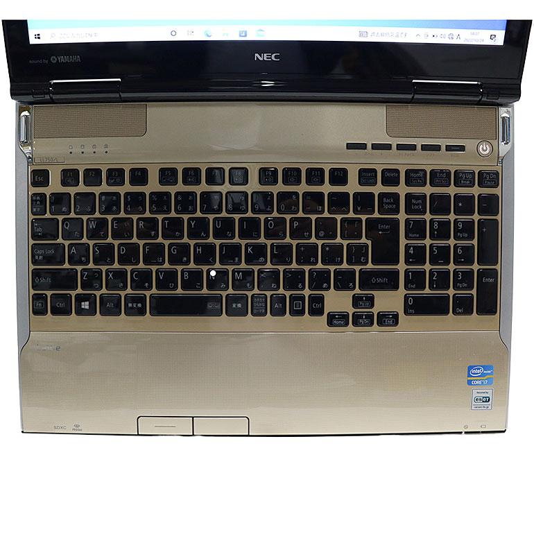 あすつく 中古ノートパソコン NEC LaVie LL750/L ゴールド Windows10